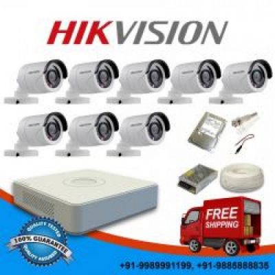 2 MPIXEL CCTV KIT 283 HIKVISION 7108HQHI-K1 8 DOME CAMS HIKVISION 56DOT-IRMF ολοκληρωμένο σύστημα
