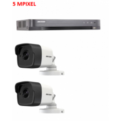 HIKVISION DS-7204HUHI-K1 CCTV KIT PLUS 2 CAMS HIKVISION DS2SE16H1T-IT 5MPIXEL KIT 51