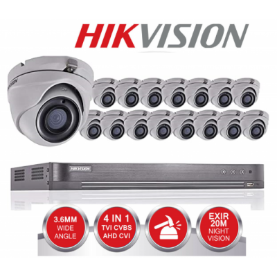 Σύστημα CCTV 16 καμερών 5 Μpixel kit 51606