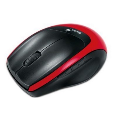 GENIUS DX7100 DESKTOP MOUSE WIRELESS 1200DPI 5BUT BLUEEYE RED