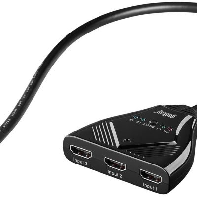 GOOBAY AVS 47 HDMI SWITCH BOX 3 IN 1