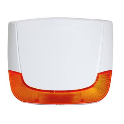 RISCO RWS401 OUTDOOR WIRELESS AMBER SIREN LuMIN8 868 MHzΑσύρματη Εξωτερική Σειρήνα LUMIN 8 με Φλας