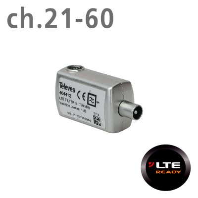 TELEVES 404412 ΦΙΛΤΡΟ LTE (ch.21-60) IEC blister
