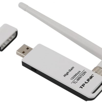 TP-LINK WN722N WIRELESS LITE N HIGH GAIN USB ADAPTER,ATHEROS CHIPSET 1T1R 1 DETACHABLE ANTENNA