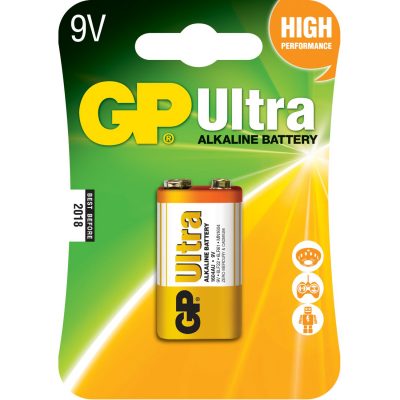 GP ULTRA ΑΛΚΑΛΙΚΗ ΜΠΑΤΑΡΙΑ 9V (6LR61)
