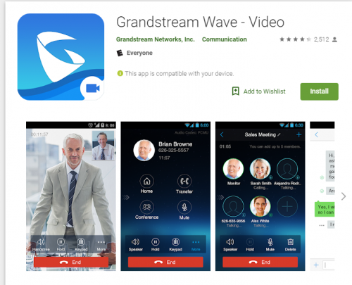 grandstream wave 1