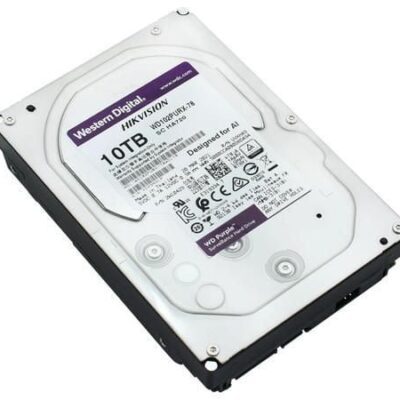 Western Digital Purple 10TB HDD Σκληρός Δίσκος 3.5" SATA III 7200rpm με 256MB Cache για Καταγραφικό